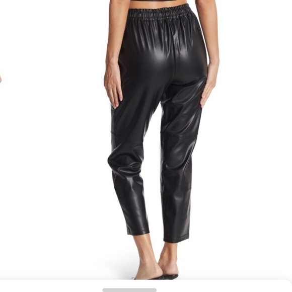 Laundry By Shelli Segal Black Faux Leather Pants - Picture 2 of 11